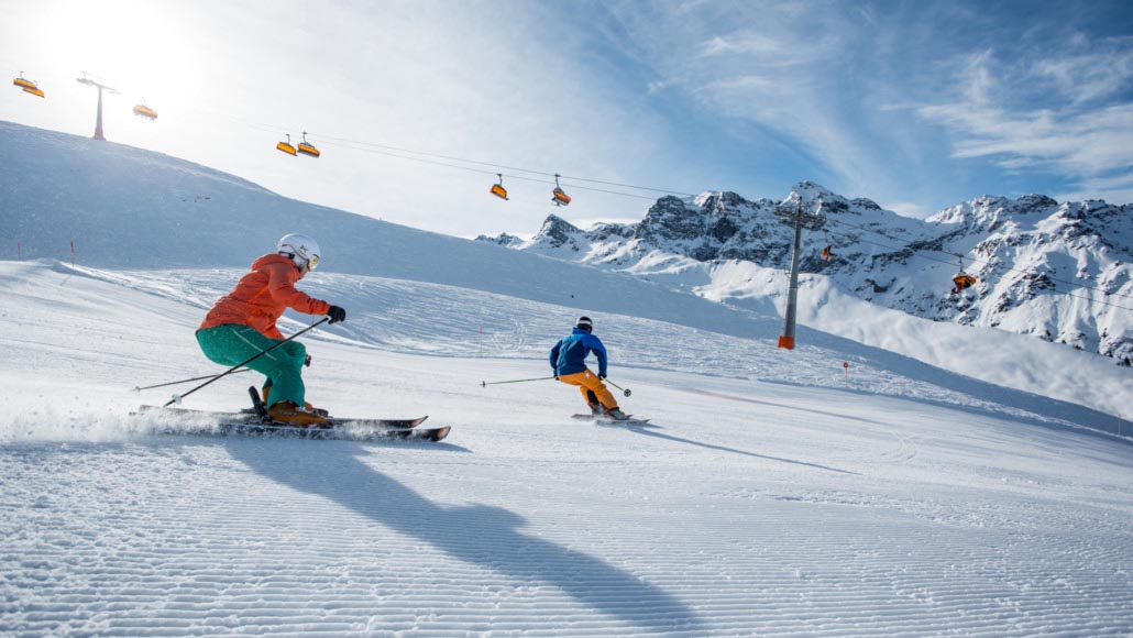 Skifahren im Montafon