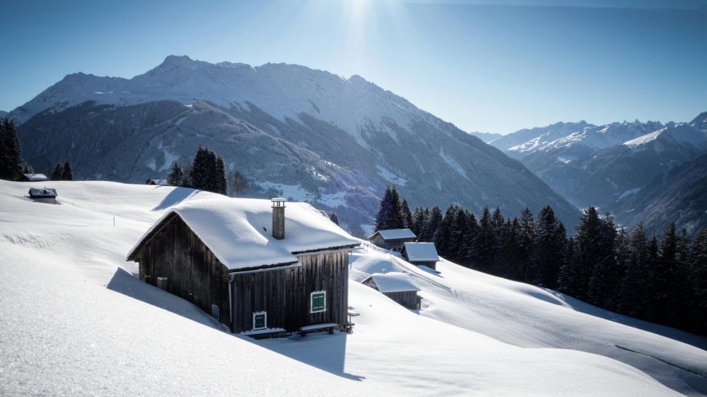 Winterlandschaft Bartholomäberg